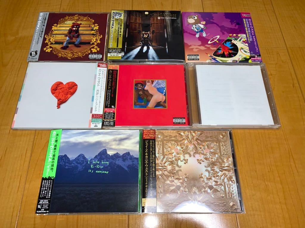 目立った傷や汚れなし】【国内盤CD】Kanye West 関連アルバム8枚セット