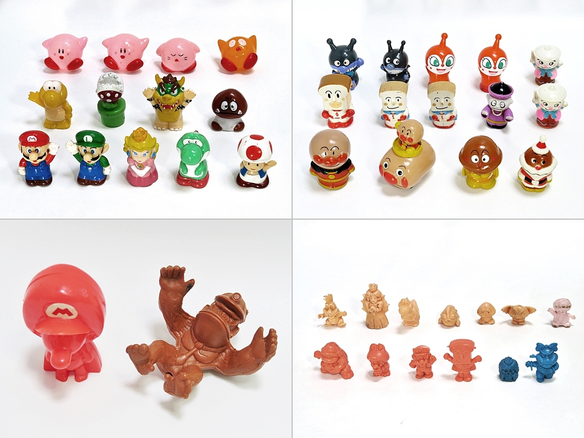 傷や汚れあり】【42体セット】スーパーマリオ アンパンマン カービィ