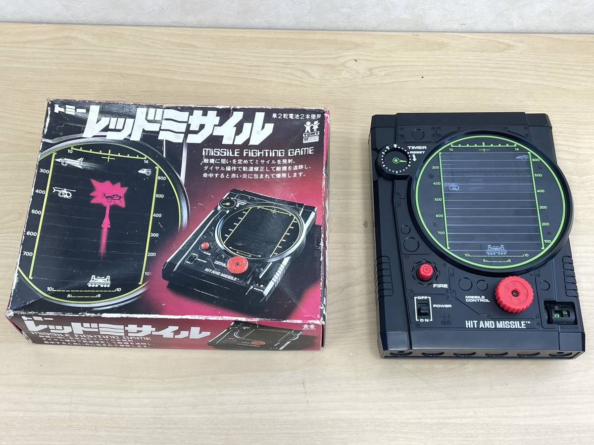 やや傷や汚れあり】1円 ～ 昭和 レトロ 動作品 希少 トミー レッド