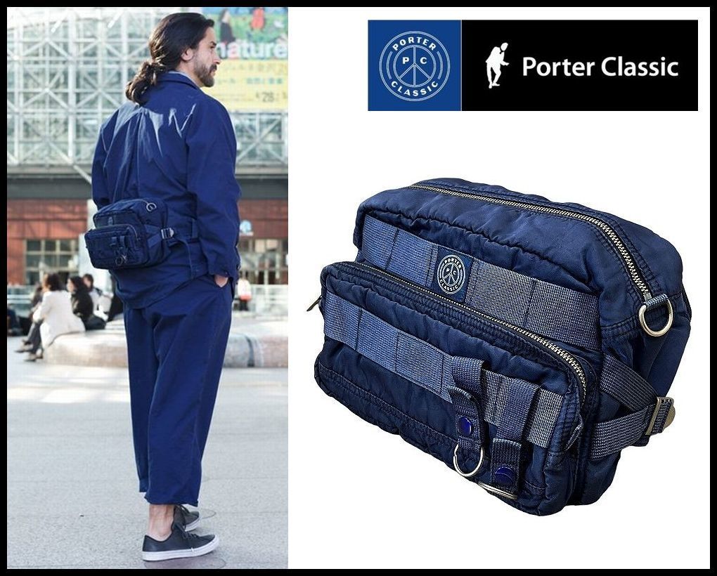 目立った傷や汚れなし】□ 美品 Porter Classic ポータークラシック 