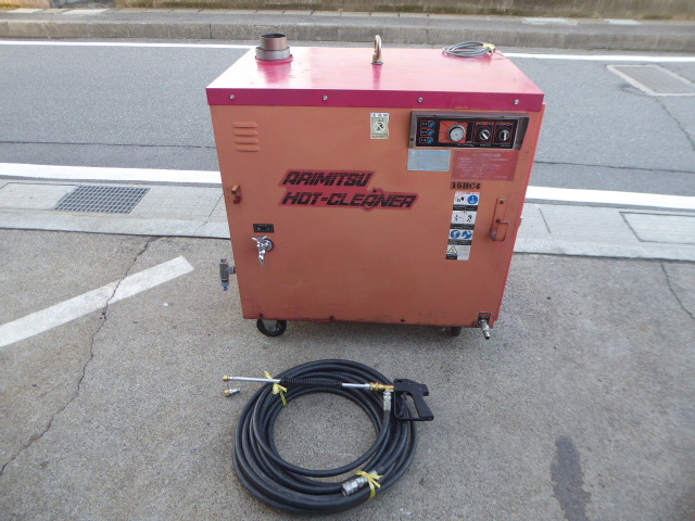 温水高圧洗浄機 初田工業 HCA-3000SA-TP1 実働美品 中古 200V/50Hz