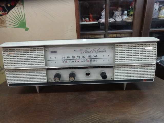 ジャンク national DX-375 真空管ラジオ ナショナル レトロ ...