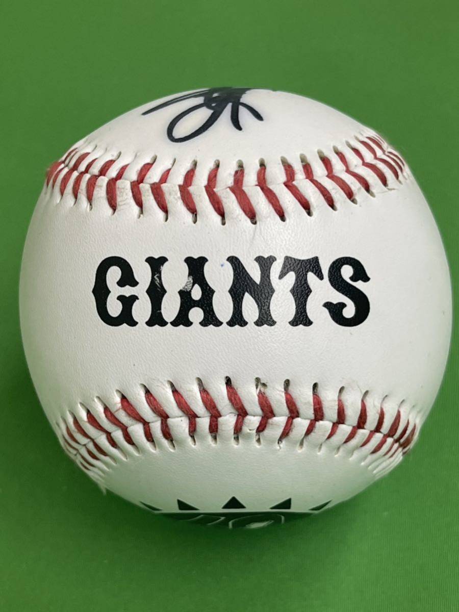 阿部監督直筆サイン入りボール 本物 GIANTS 阿部監督直筆サイン入り