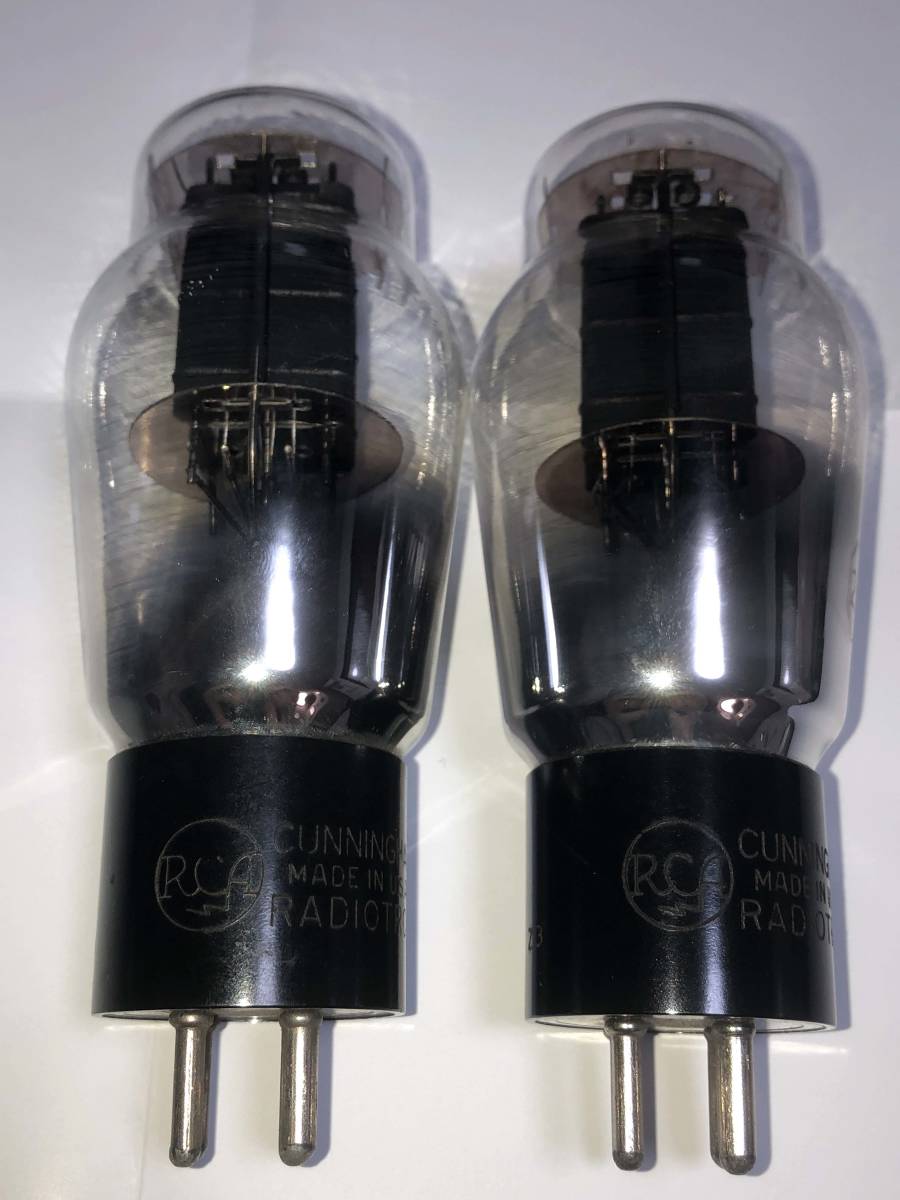 RCA Cunningham シングルプレート2A3 刻印ペア