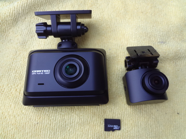 コムテックZDR-016型ドライブレコーダー完全作動フルセット コムテックZDR-016型ドライブレコーダー完全作動フルセット