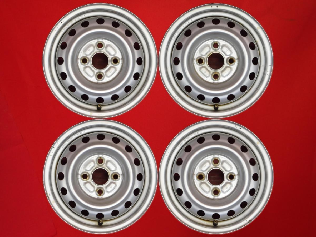 メーカー不明ホイール 13インチ 5.5J PCD100 4穴（傷や汚れあり