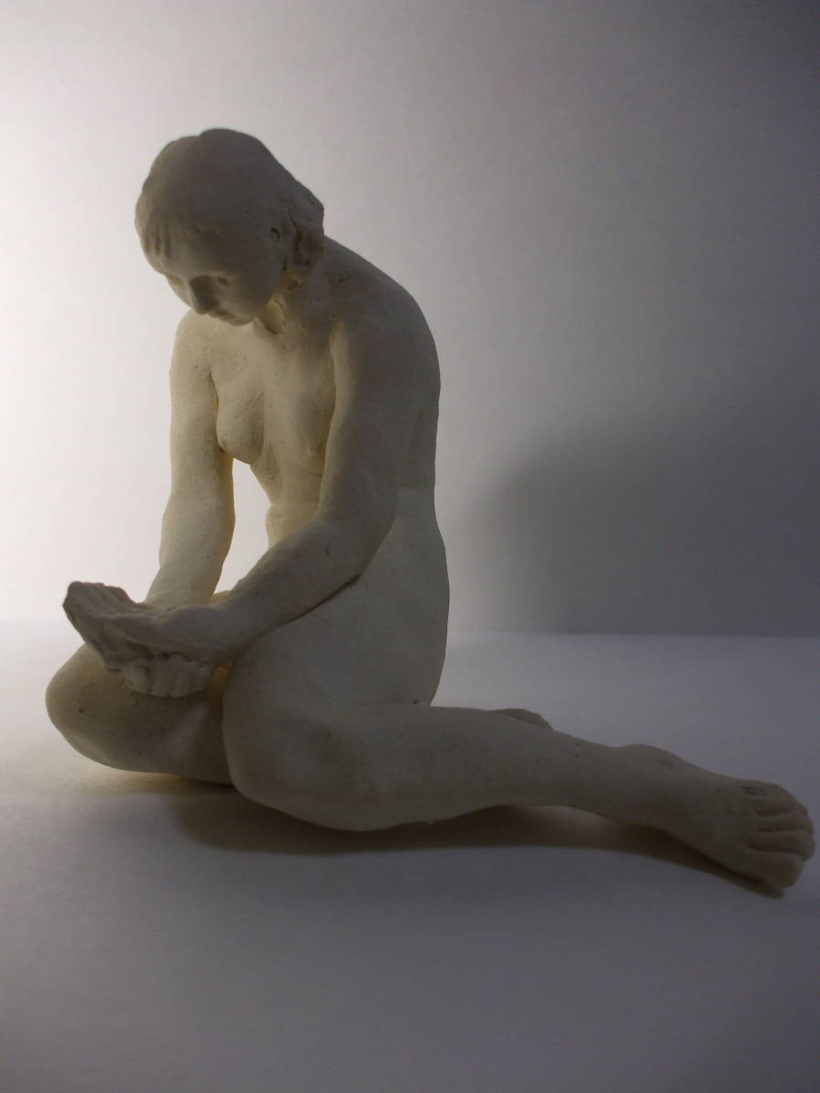 座せる裸婦全身像 渚のヴィーナス 石膏像 N-038 カノーヴァ作