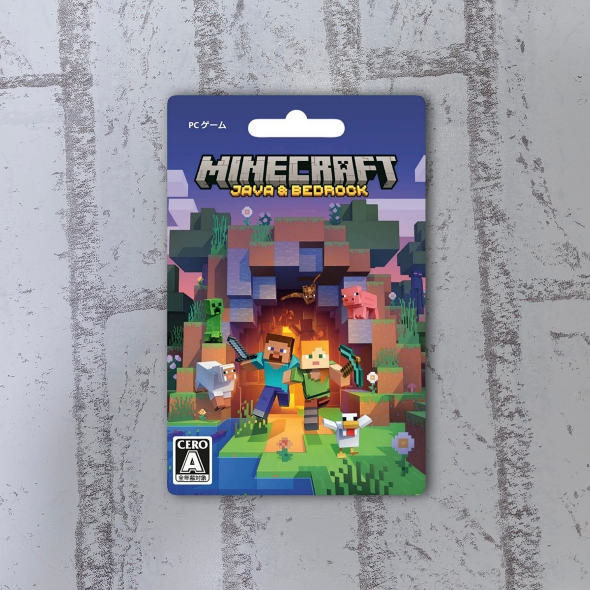 【未使用】Minecraft Java Edition + Bedrock Edition マインクラフト Java版 BE版 セット ...