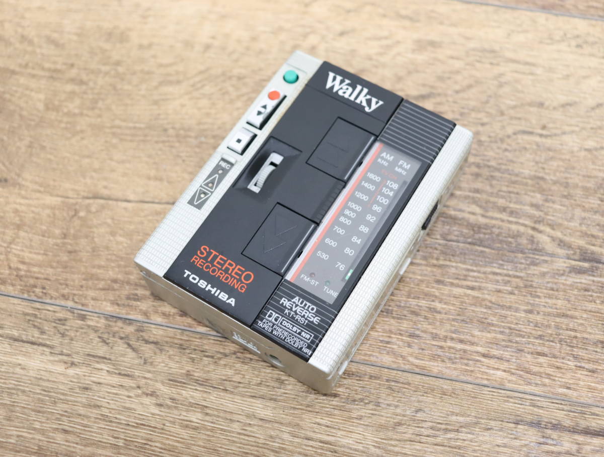 TOSHIBA Walky KT-RS1 ☆ 録音もできるステレオウォーキー
