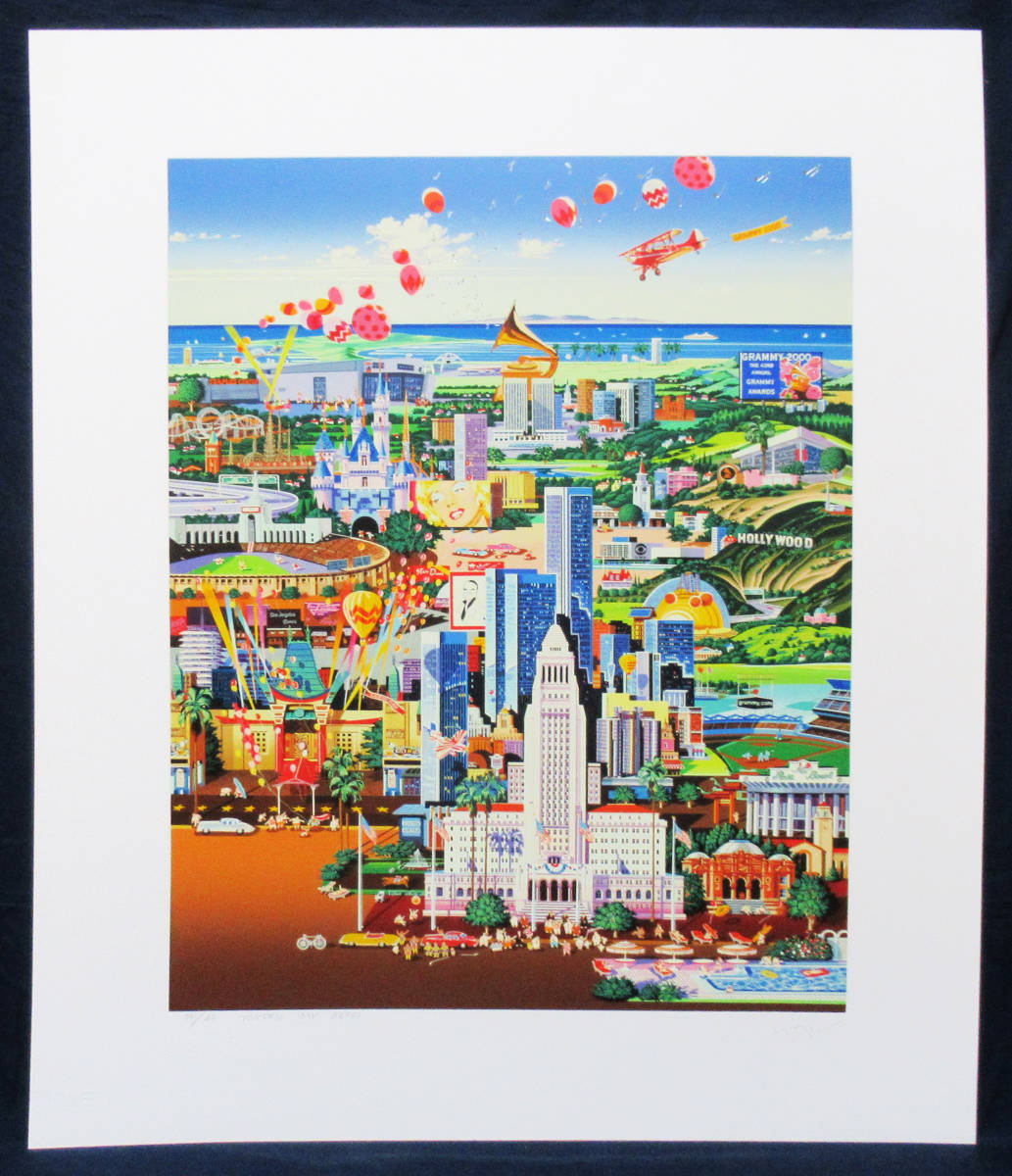 ヒロヤマガタ LA's the Place 1984 ポスター　自筆サイン入り ヒロヤマガタ LA's the Place 1984 ポスター 自筆サイン入り ☆ヒロ