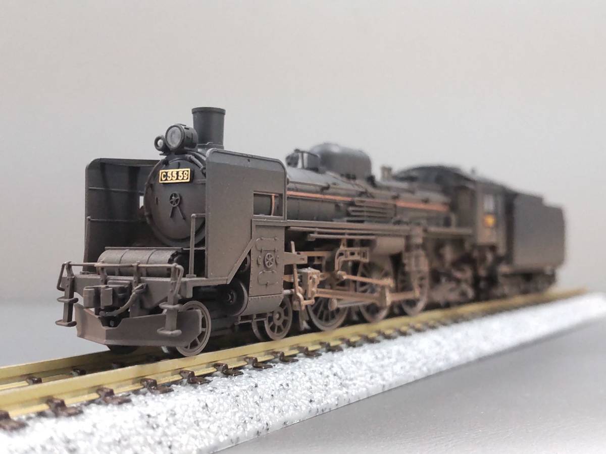1/42 三井金属工芸 D51 1161 廃車体 放置 ウェザリング Oゲージ OJ