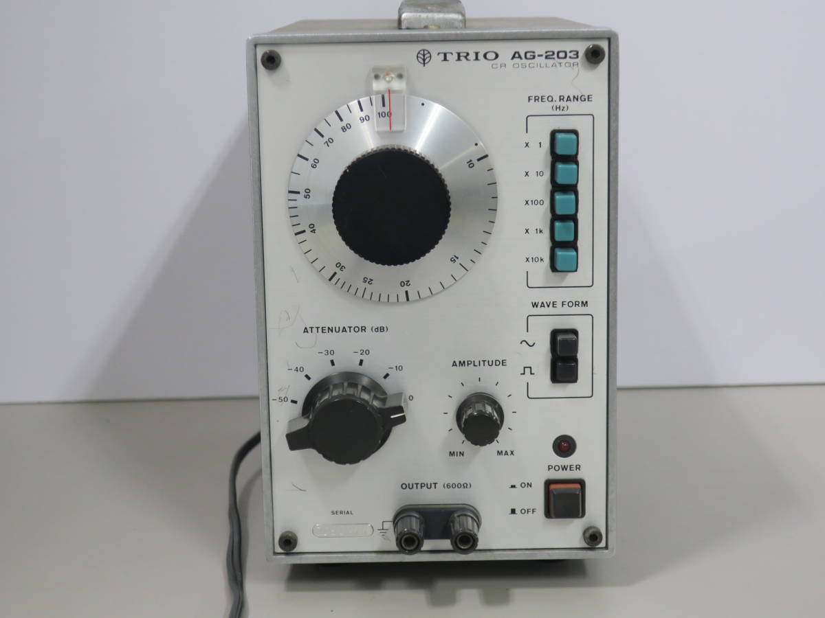KENWOOD CR発振器(AG-202A) TRIO Audio 発振器 generator audio 発振器