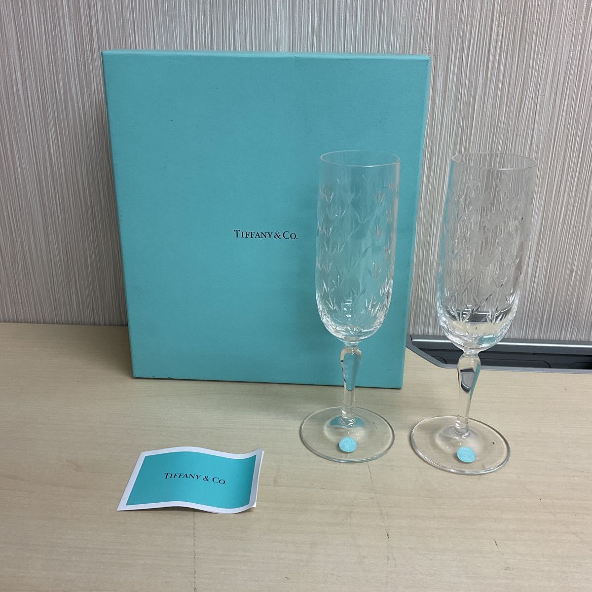 【未使用】HH06A60 TIFFANY&Co ティファニー シャンパングラス ペアセット 箱付き 未使用の落札情報詳細 ヤフオク落札