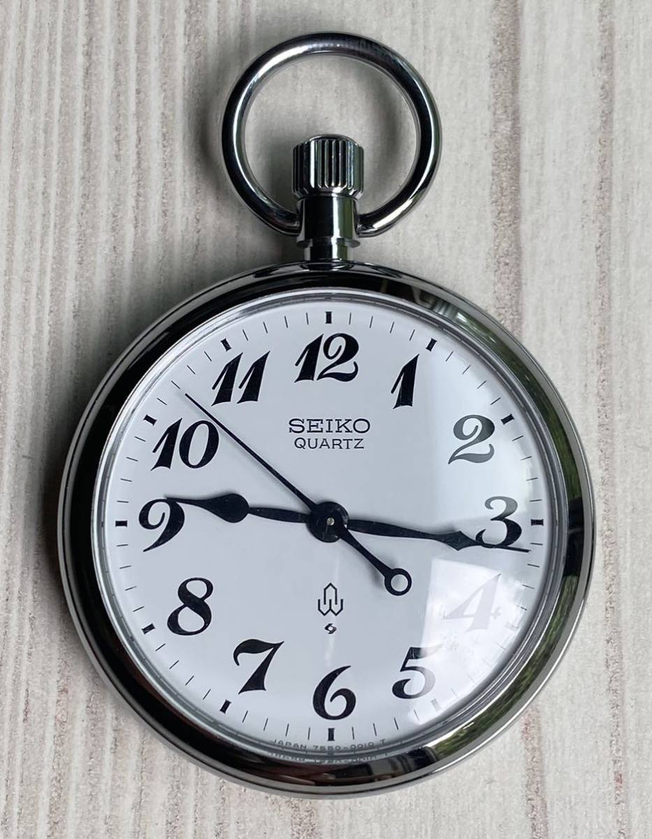 懐中時計 国鉄 退職記念 SEIKO 鉄道時計 7550-0010