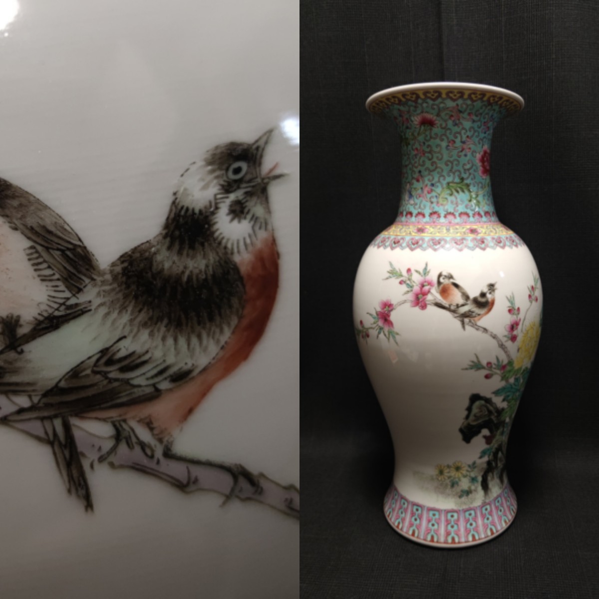 古銭 長命富貴絵銭特大型(直径74mm) 咸豊重宝背当十 2枚組 中国古銭