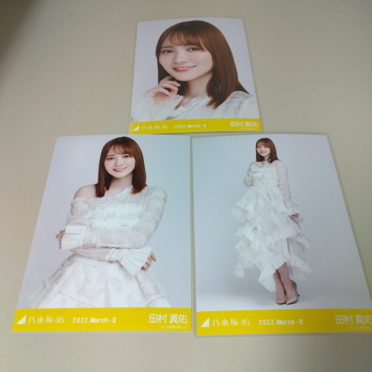 やや傷や汚れあり】乃木坂46 田村真佑 2022 March-2 紅白2021衣装2 生