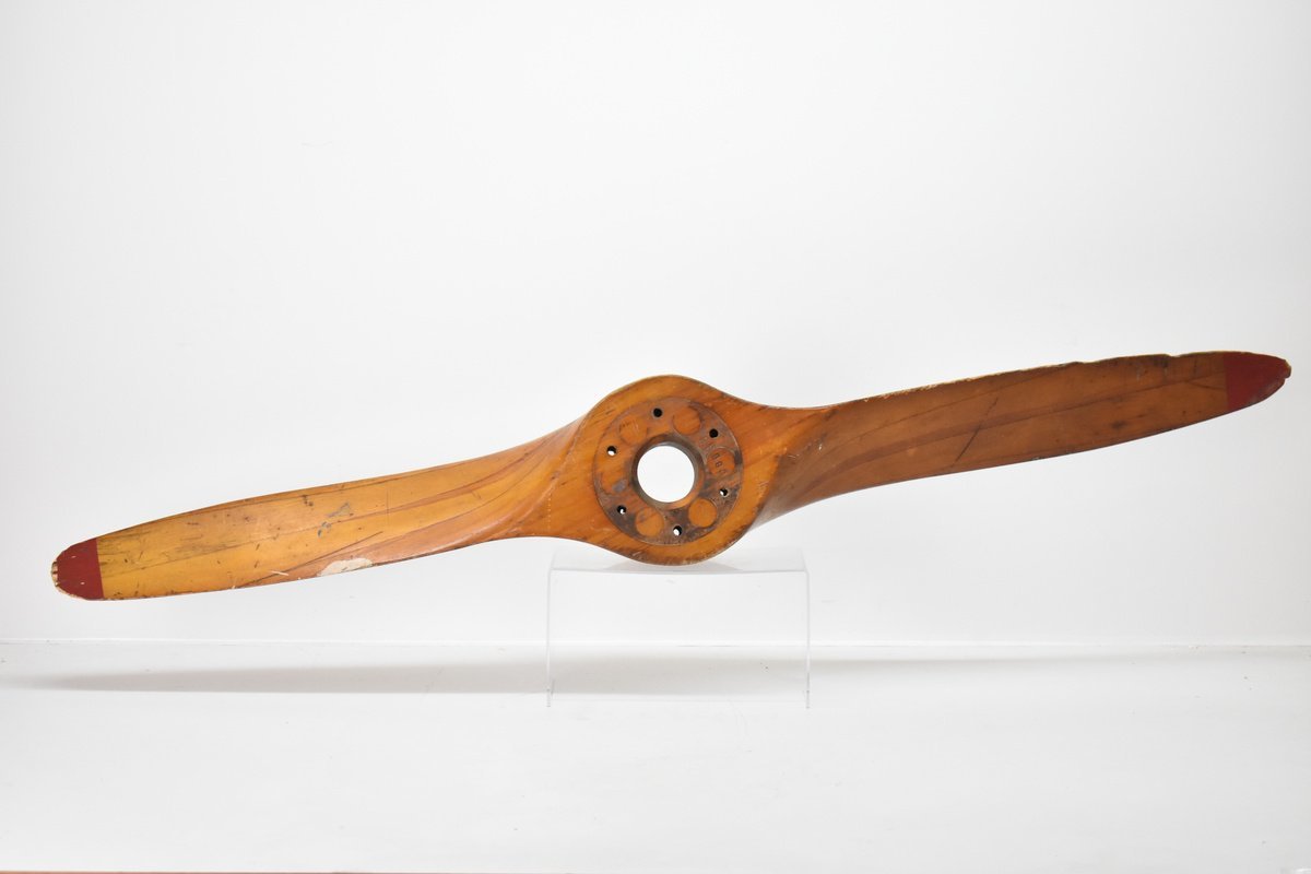 傷や汚れあり】希少 U.S. PROPELLERS INC 木製 プロペラ 約110cm