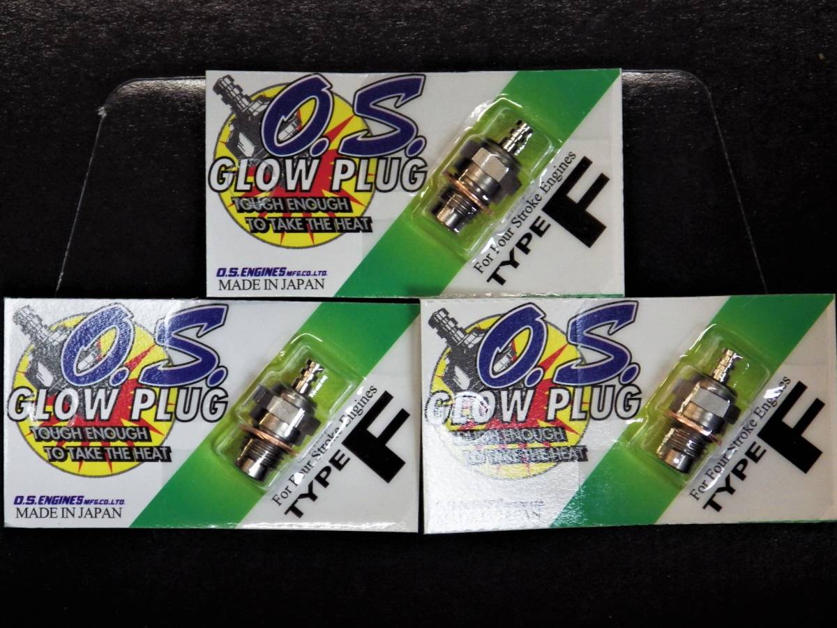 O S GLOW PLUG Type F 3 set 4 OS F 185 o-s-glow-plug-type-f-3-set-4-os-f-185