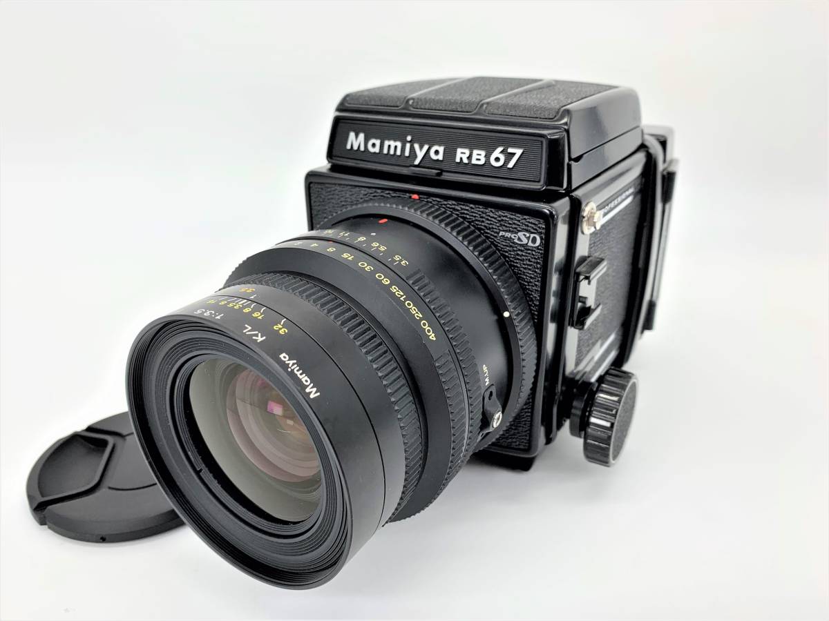 中判カメラ Mamiya RB67 Pro S + 90mm レンズ 目立った傷や汚れなし