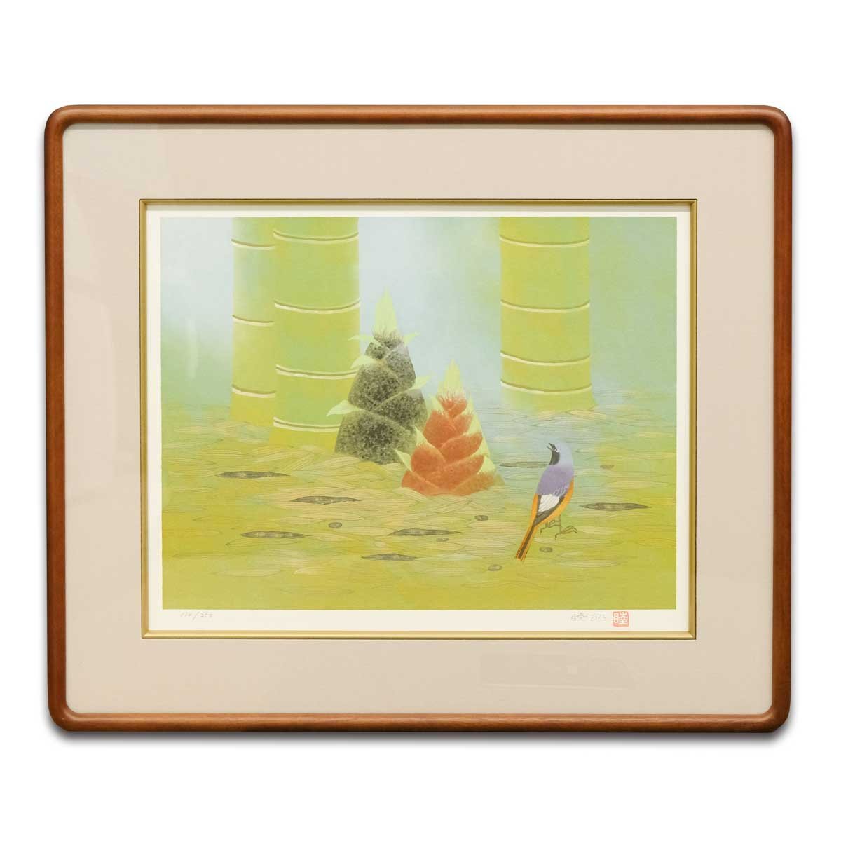 FCP】 真作保証 山喜多二郎太 油彩画4号 「風景」 日展評議員