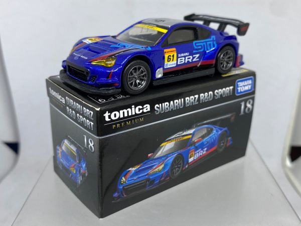 目立った傷や汚れなし】トミカ プレミアム 18 スバル BRZ R&D SPORT
