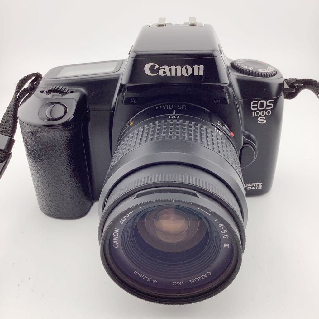 【傷や汚れあり】Canon EOS 1000S QUARTZ DATE、Canon ZOOM LENS EF 3580mmキヤノンレンズ