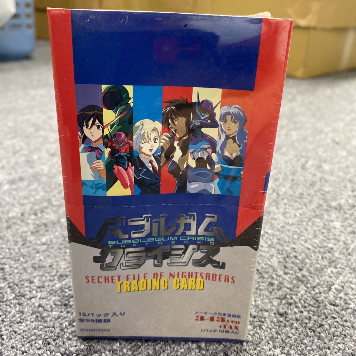 【未使用】07196希少 新品未開封 バブルガムクライシス トレーディングカード 15P入BOX(外箱未開封BOX)の落札情報詳細