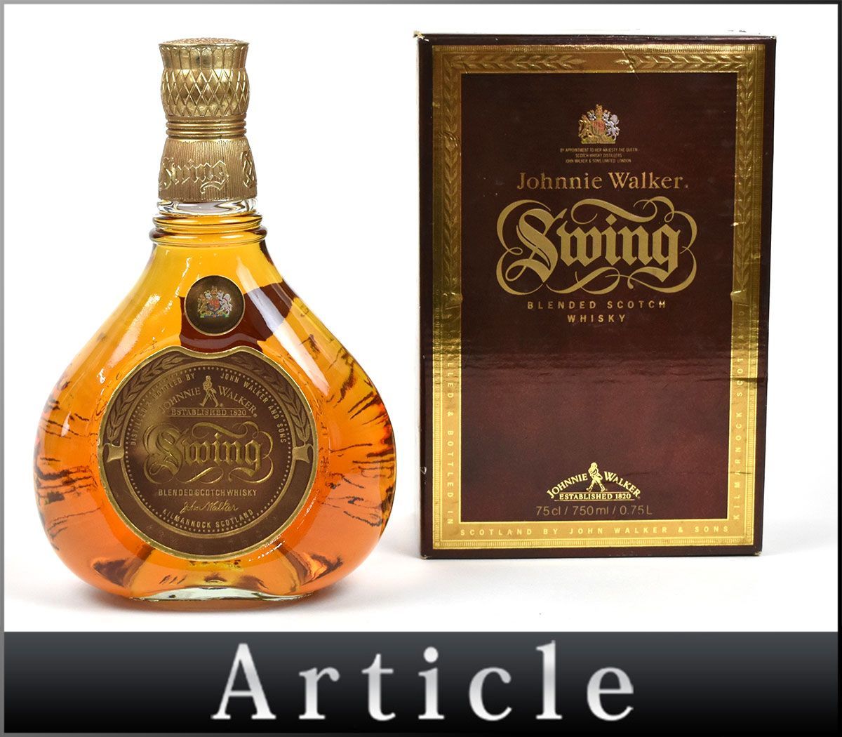 【未開栓・古酒】ジョニーウォーカー　スペシャルブレンド　1820　700ml 未開栓・古酒】ジョニーウォーカー swing 1820 750ml 43