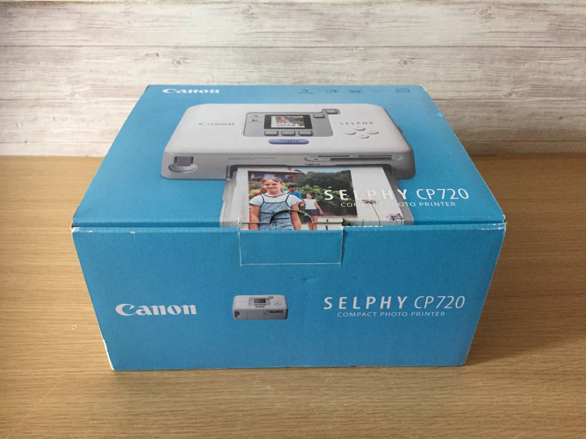 【未使用】Canon SELPHY CP720 キヤノン コンパクトフォトプリンター ／ デッドストック 未使用 未チェック ジャンクの落札