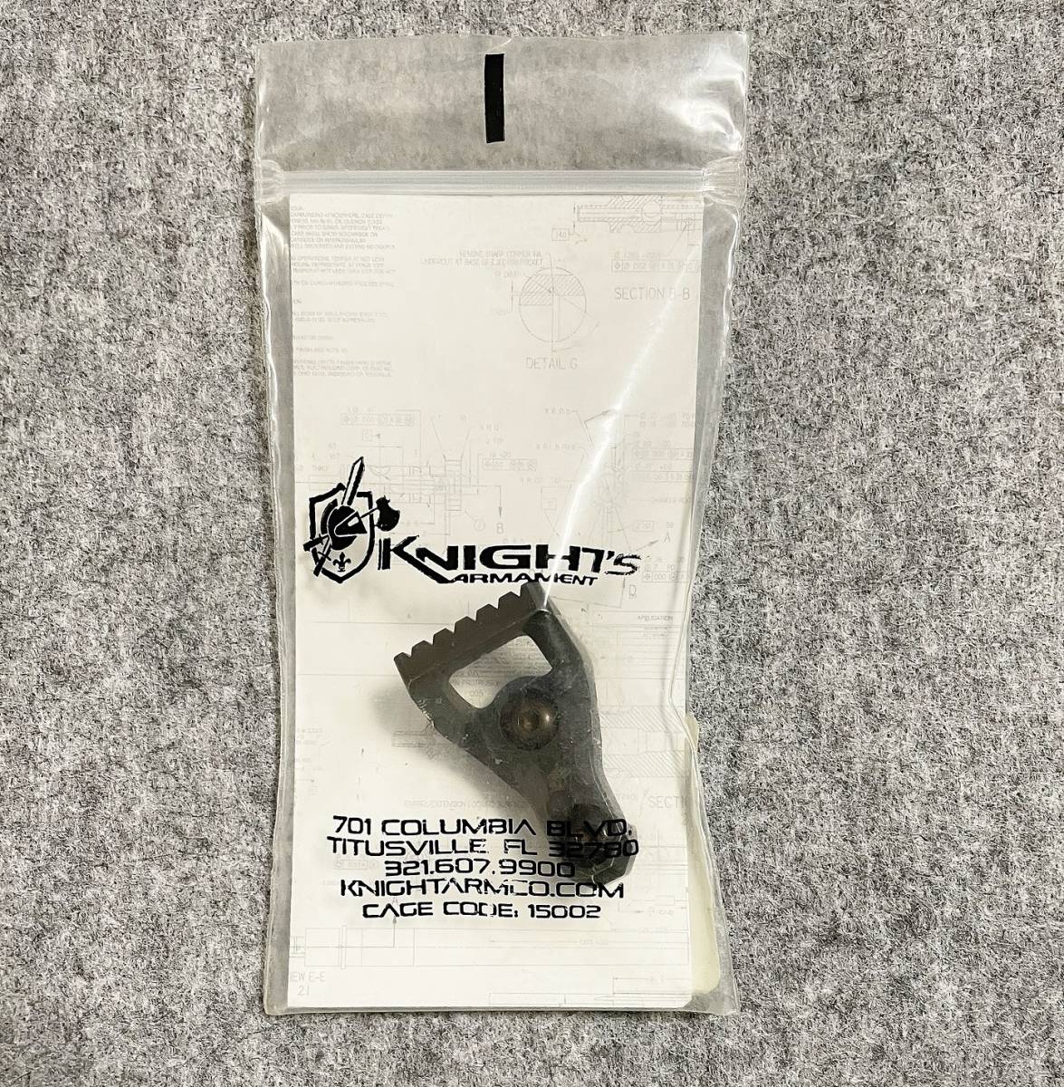 実物 超レア F-1 Firearms Grip Style-3 USA製スケルトン