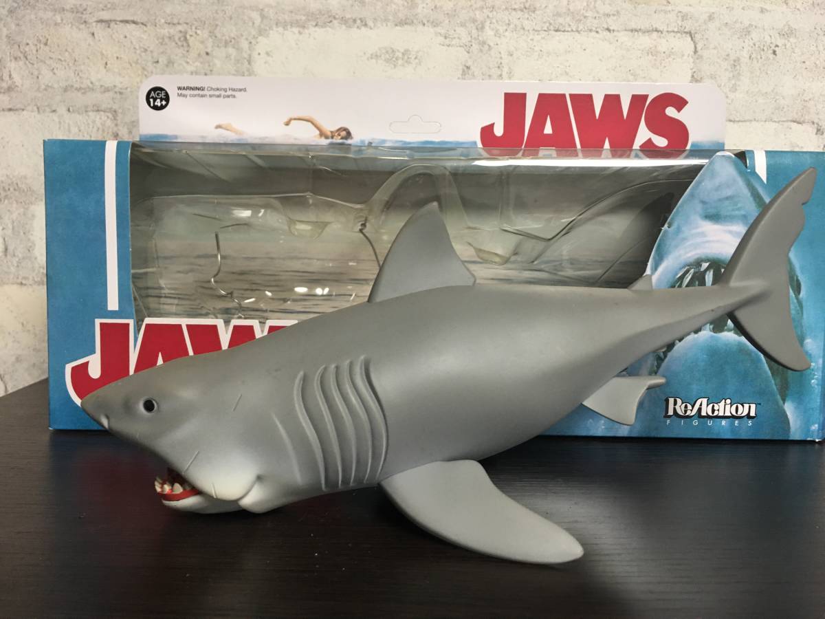 傷や汚れあり】開封 reaction リアクション jaws ジョーズ サメ