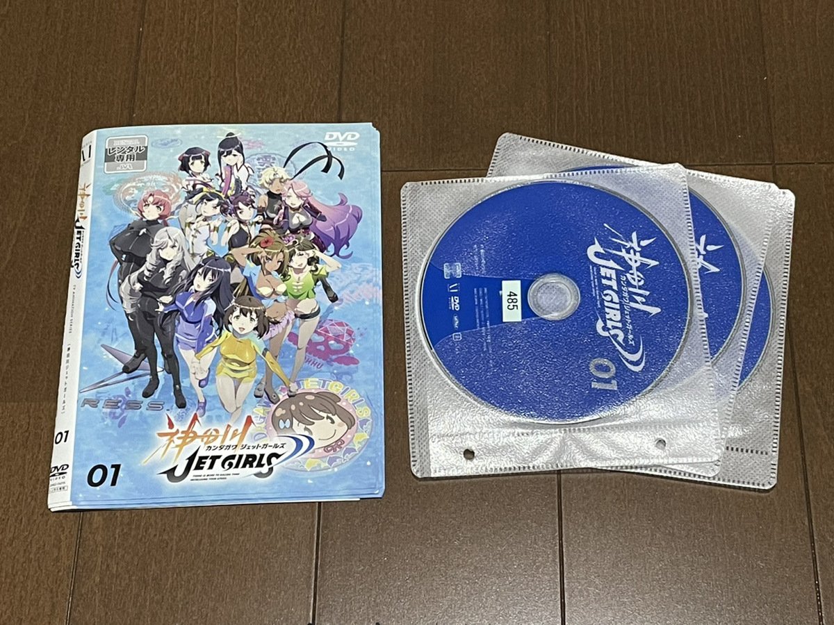 ケース付 神田川 JET GIRLS DVD 全6巻　全巻セット J09-22)美品 神田川JET GIRLS ジェットガールズ とらのあな BD/DVD