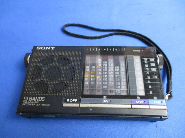 レトロラジオSONYソニーFM/MW/SW 9バンドラジオ ICF-4900Ⅱ