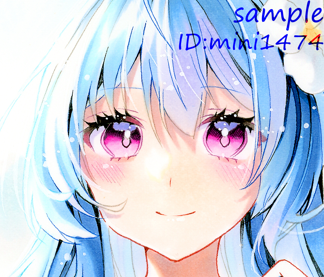 同人手描きイラスト＊アズールレーン＊ヘレナ＊正月＊コピック＊Ｂ５