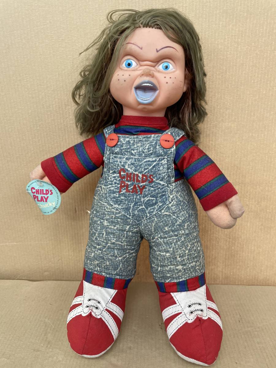 【傷や汚れあり】ホ 10F CHILD'S PLAY chucky ぬいぐるみ 全長約42cm の落札情報詳細 ヤフオク落札価格検索 オークフリー