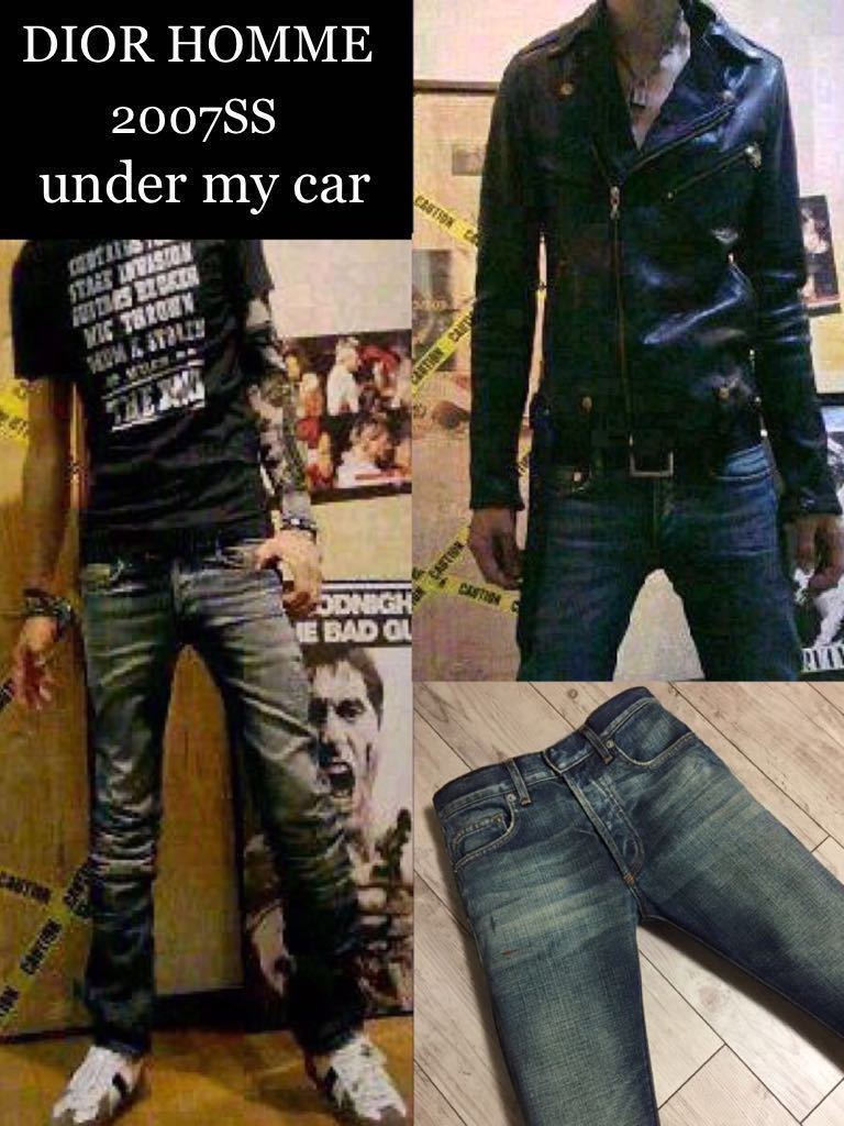 未使用に近い】正規 DIOR HOMME 07SS under my car 初代 アンダー
