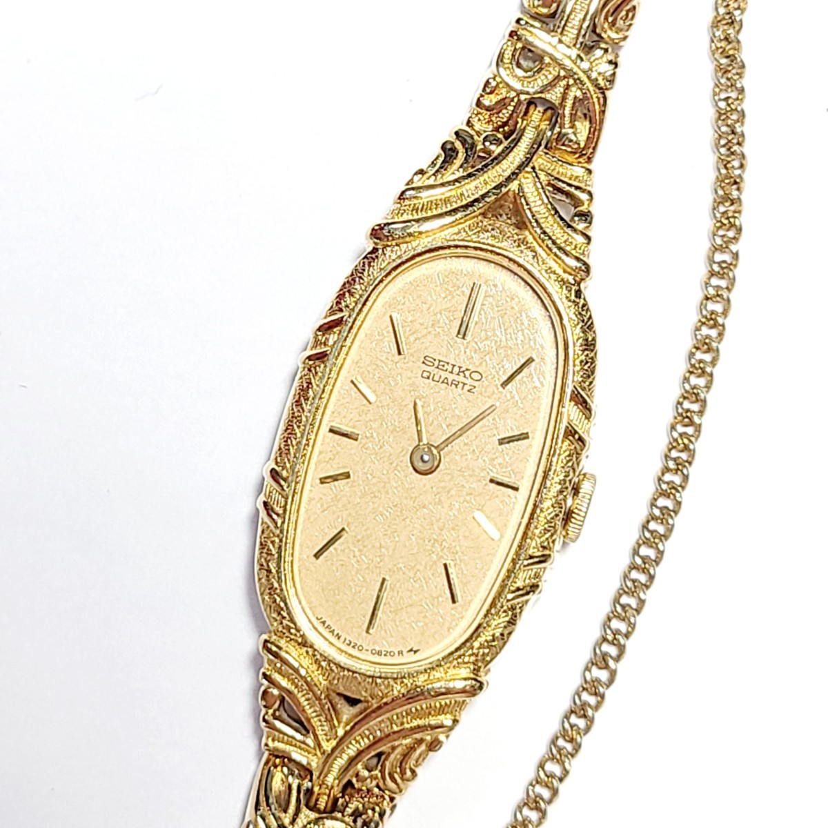 SEIKO ゴールドバングルレディース腕時計