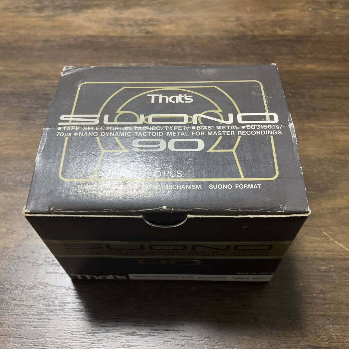 【やや傷や汚れあり】That's SUONO 90 Type Ⅳ Metal position メタルポジション 新品 未開封 カセットテープ