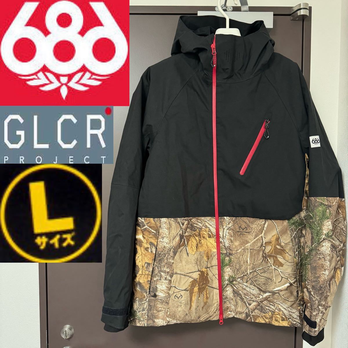 686 NASA ジャケット GLCR Mサイズ 美品 シックスエイトシックス