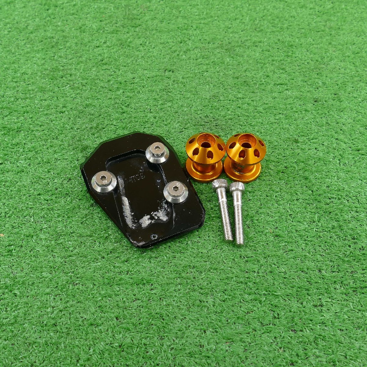 【傷や汚れあり】MT09 小物セット サイド スタンド エクステンション 送料185円 アクセサリー メンテナンス フック RN34J