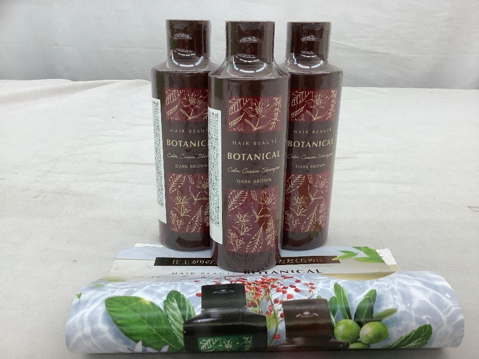 ヘアボーテ エクラ ボタニカル エアーカラーフォーム ダークブラウン 3