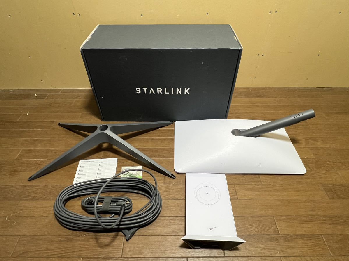 【新品未開封】Starlink アンテナ スタンダードキット スターリンク スタンダードキット + 通信費2か月分クレジット