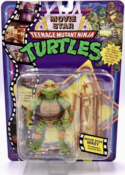 未使用に近い】TMNT「輝光（メタル）タートルズ：ミケランジェロ