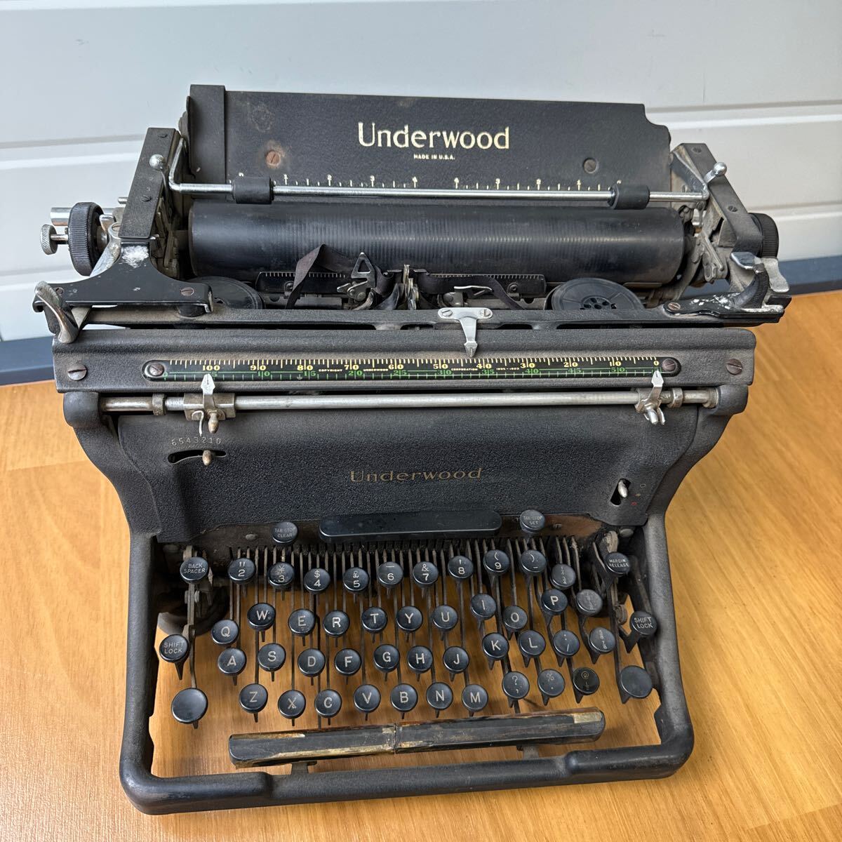 UNDERWOOD アンダーウッド タイプライター アンティーク ディスプレイ