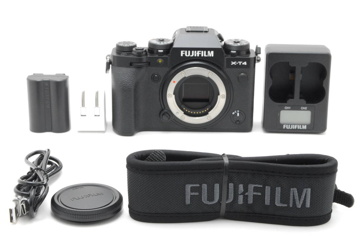 美品】FUJIFILM X-T4 ボディ ブラック 富士フィルム（目立った傷や汚れ 