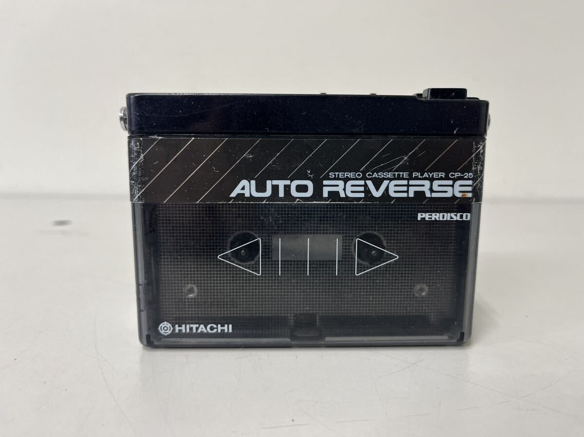 【傷や汚れあり】HITACHI 日立 CP25 カセット プレーヤー ポータブル ステレオ オートリバース PORTABLE STEREO