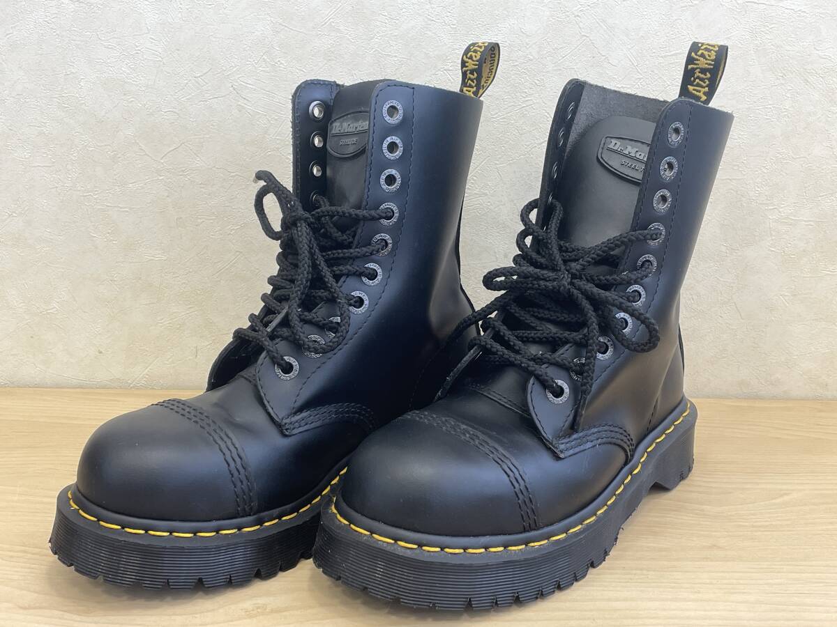 Dr. Martensブラックブーツスチールトゥ値下げ交渉中 只今最安値 Dr. Martensブラックブーツスチールトゥ値下げ交渉中 只今最安値