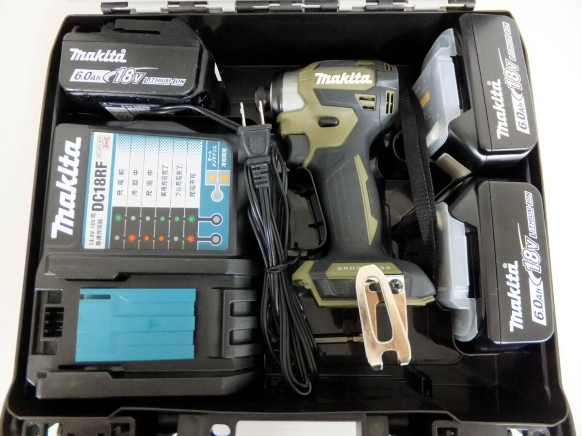マキタ インパクトドライバ 充電器・充電池2個・ケース付 電動工具  