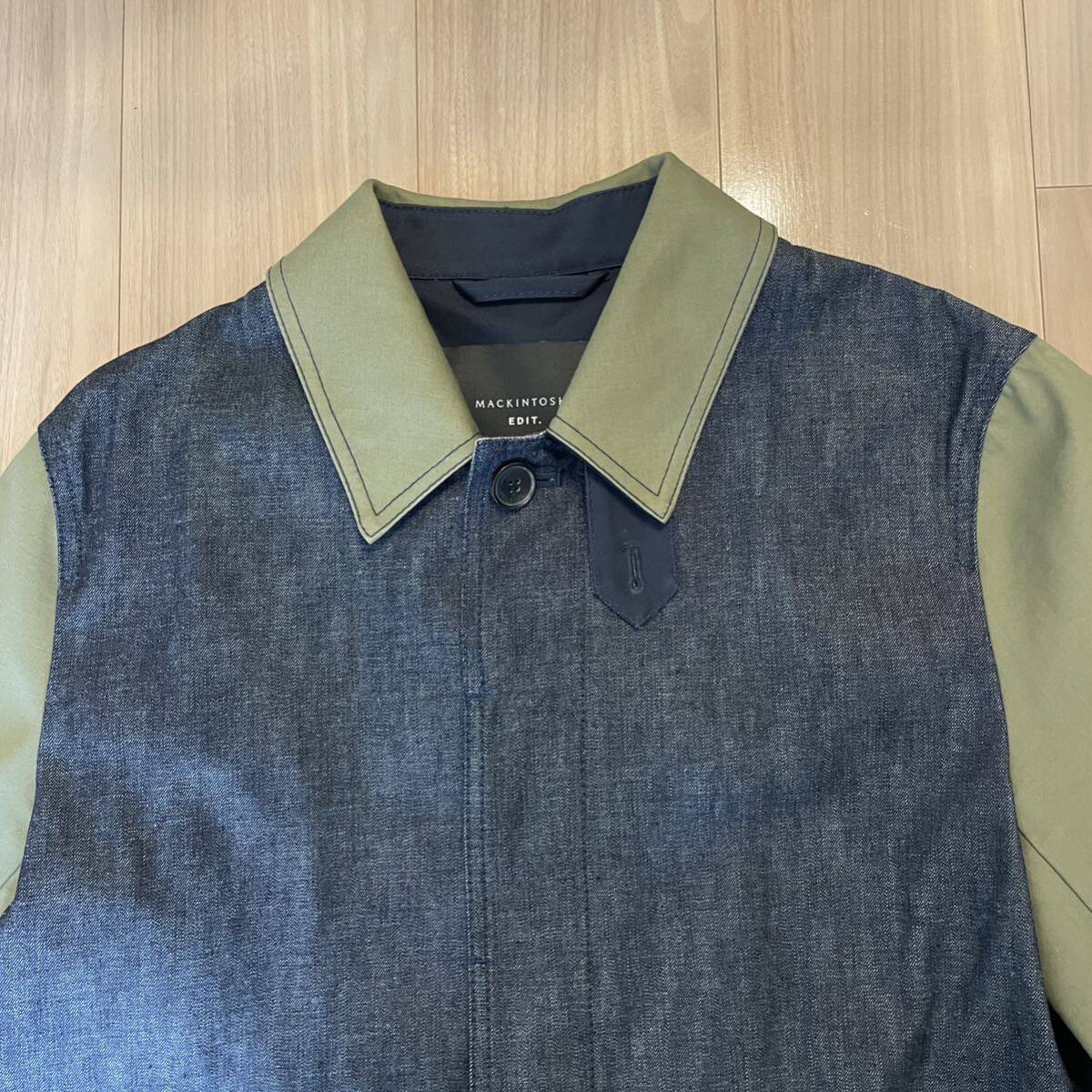 極美品】MACKINTOSHマッキントッシュダンケルドデニムステンカラー 