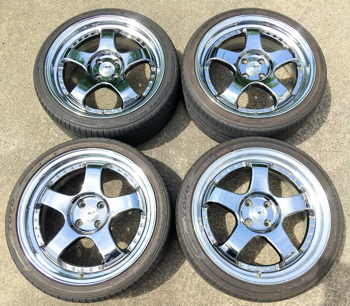 SSR professor MS3 18インチ 100×4 8J +37 ねばっこい 4本